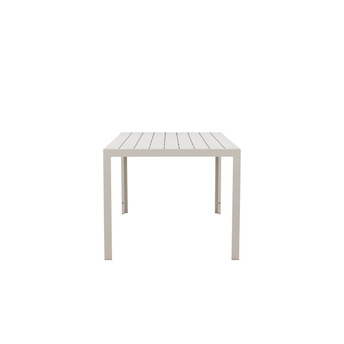 Paris Prix - Table de Jardin "Mirko" 205cm Beige - Image 7