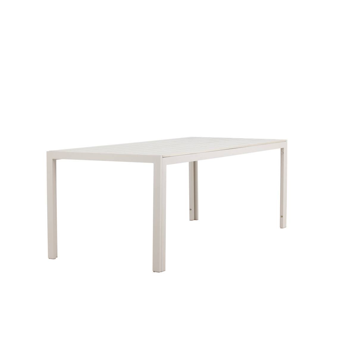Paris Prix - Table de Jardin "Mirko" 205cm Beige - Image 3