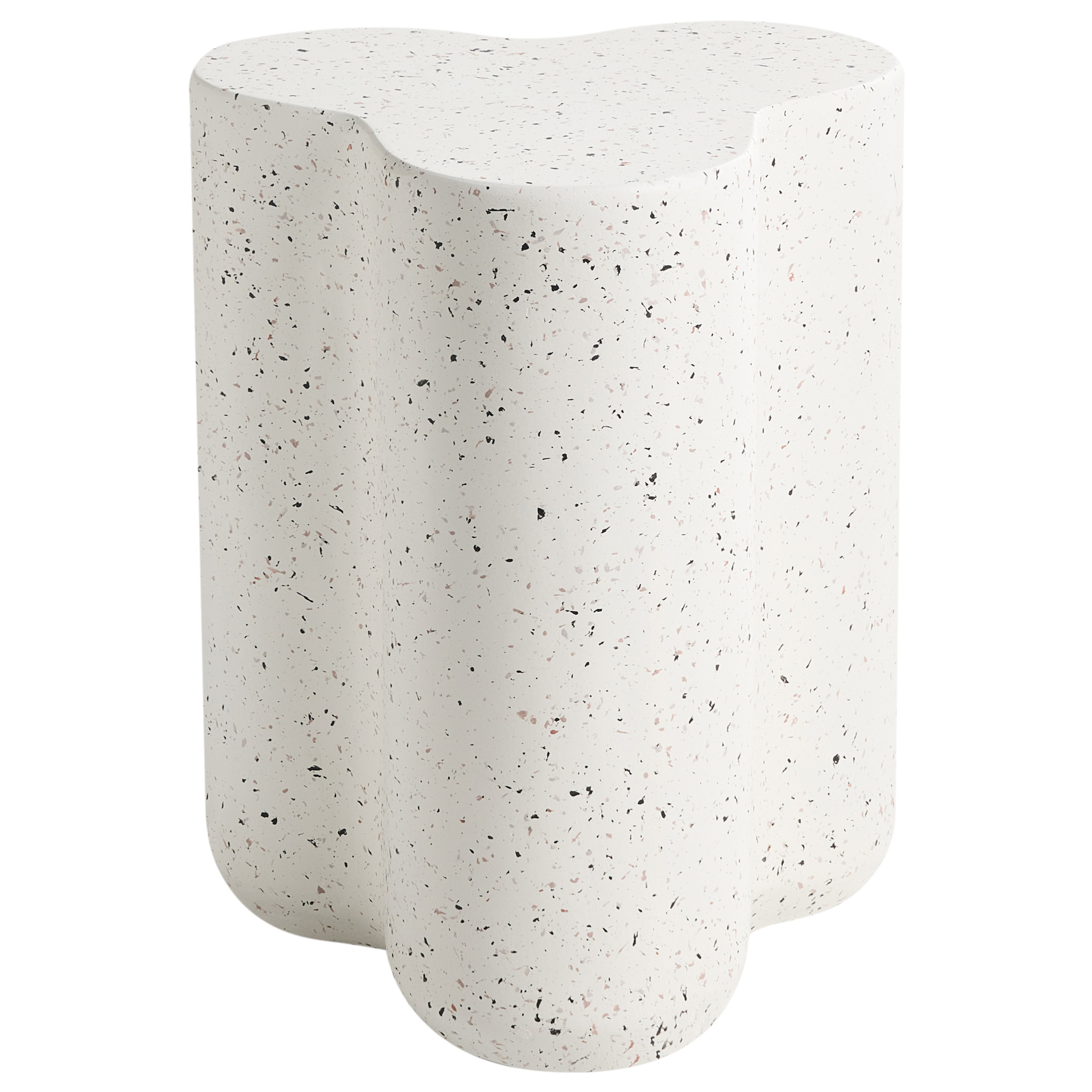 Beliani - Table d'appoint,  Oxyde de magnésium Blanc cassé TELLARO - 37x32x46- Beliani - Image 4