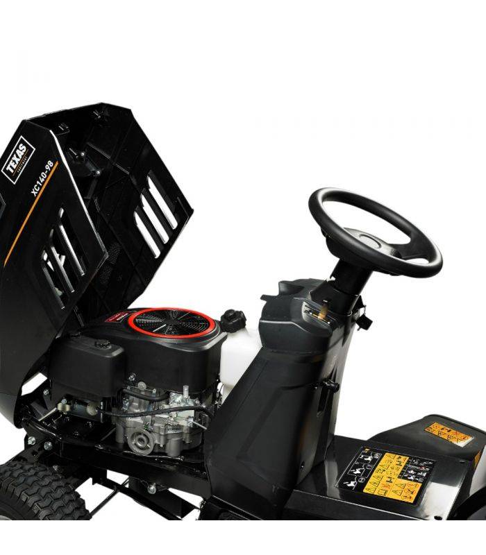 Tracteur tondeuse 98 cm, 432 cc, mulching & éjection latérale – TEXAS XC140-98 - Image 6