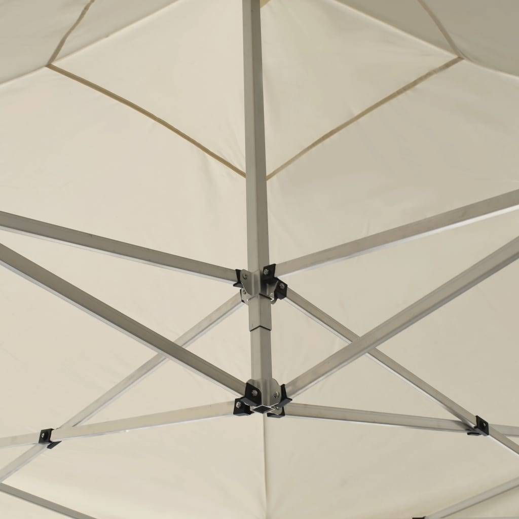 ComfortXL - Tente Pliante Pro Aluminium avec Parois et Fenêtres PVC pour Réception Crème 3x3 m – ComfortXL Outdoor Living - Image 8