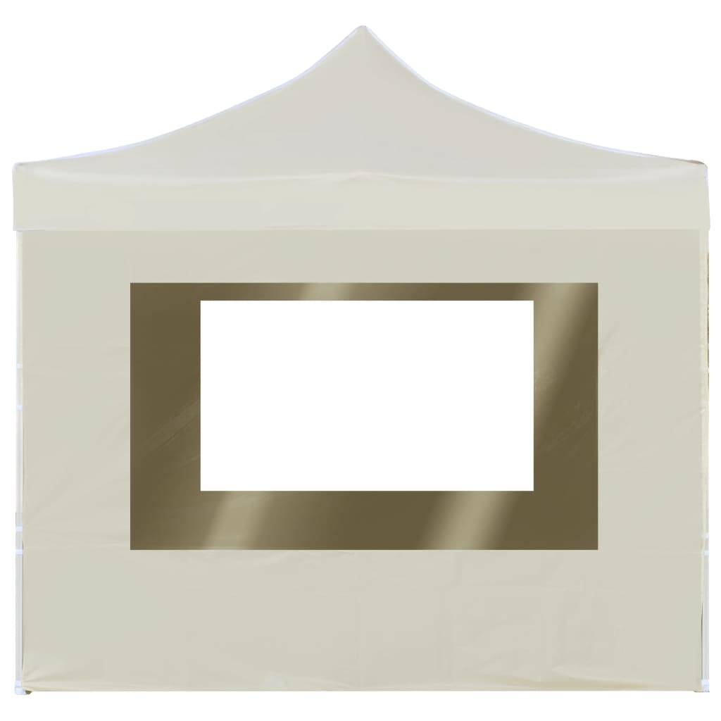 ComfortXL - Tente Pliante Pro Aluminium avec Parois et Fenêtres PVC pour Réception Crème 3x3 m – ComfortXL Outdoor Living - Image 5