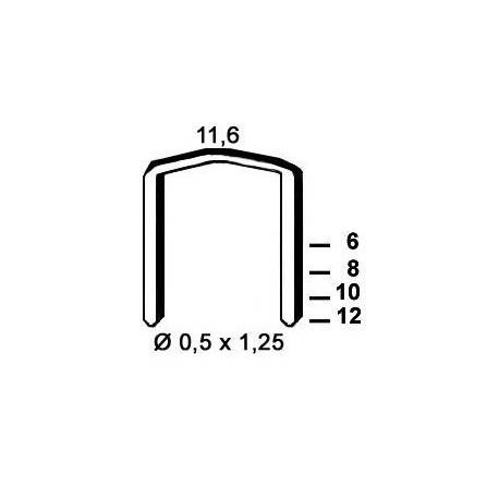 Arca - Agrafes STCR 5019 - 10 mm Galva - Boite de 5000 - ARCA - SASTCR501910 - Imagen 2
