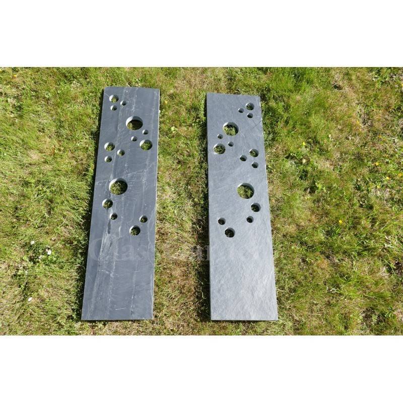 TOTEM ARDOISE 120 cm - Bullettes - Pack de 2 - Image 1