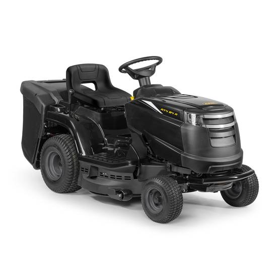 Alpina - Tracteur AT4 84 A, moteur 352 cc, collecteur 200 L, kit mulching - ALPINA - Image 1