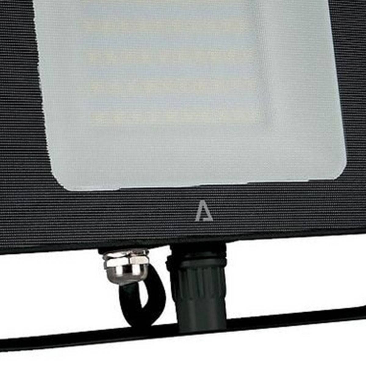 Projecteur LED NOIR 20W SMD 1600Lm Blanc chaud 3000K 230V Extérieur/Intérieur IP65 ASLO - Imagen 5