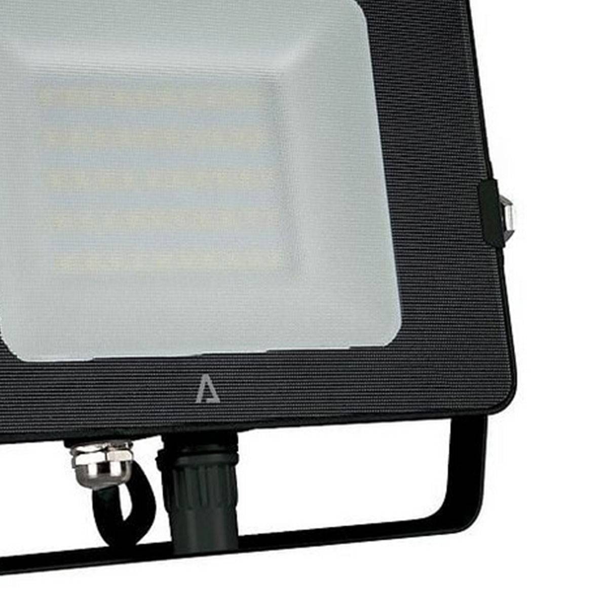 Projecteur LED NOIR 20W SMD 1600Lm Blanc chaud 3000K 230V Extérieur/Intérieur IP65 ASLO - Imagen 4
