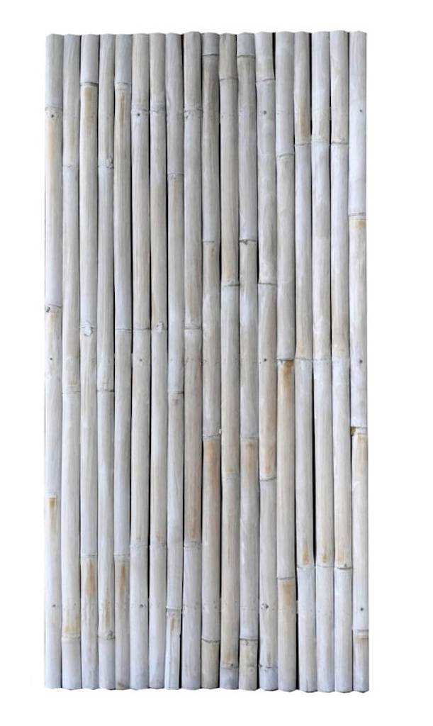 Jany France - Panneau bambou blanchi – Lattes verticales – 90 x 180 cm – Occultant – Finition claire