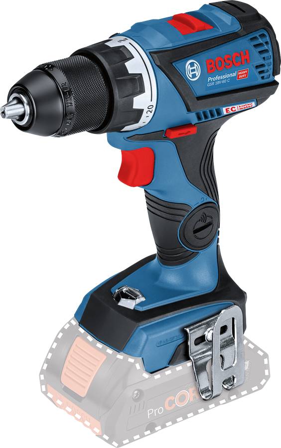 Bosch - Perceuse-visseuse 18V GSR 18V-60 C (sans batterie ni chargeur) en coffret L-BOXX - BOSCH - 06019G1103 - Imagen 2
