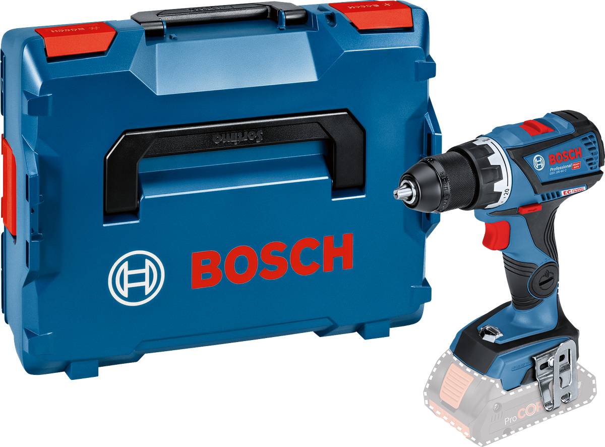 Bosch - Perceuse-visseuse 18V GSR 18V-60 C (sans batterie ni chargeur) en coffret L-BOXX - BOSCH - 06019G1103 - Imagen 1