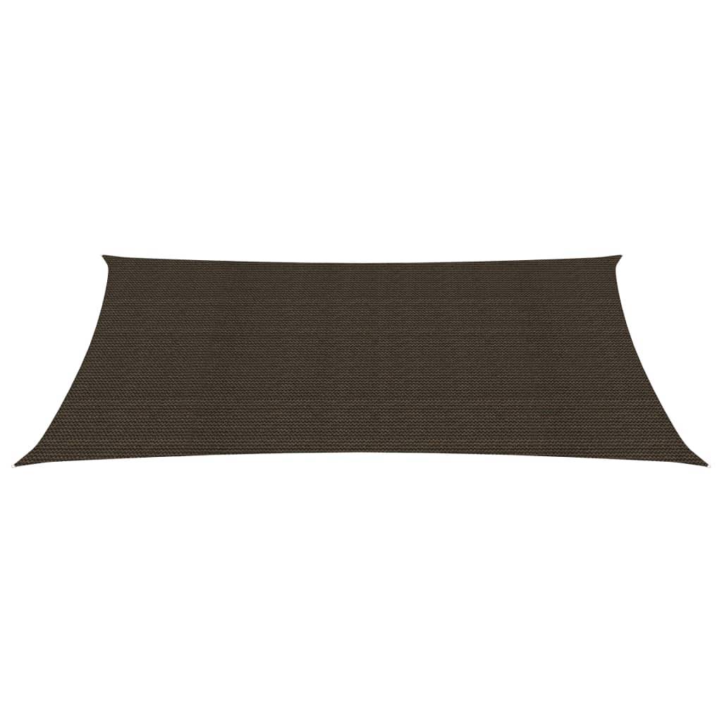 Helloshop26 - Voile toile d'ombrage parasol 160 g/m² PEHD 2 x 4,5 m marron - Imagen 2