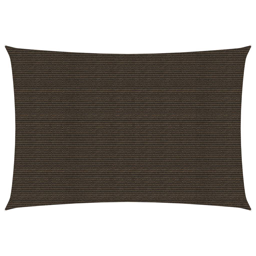 Helloshop26 - Voile toile d'ombrage parasol 160 g/m² PEHD 2 x 4,5 m marron - Imagen 1