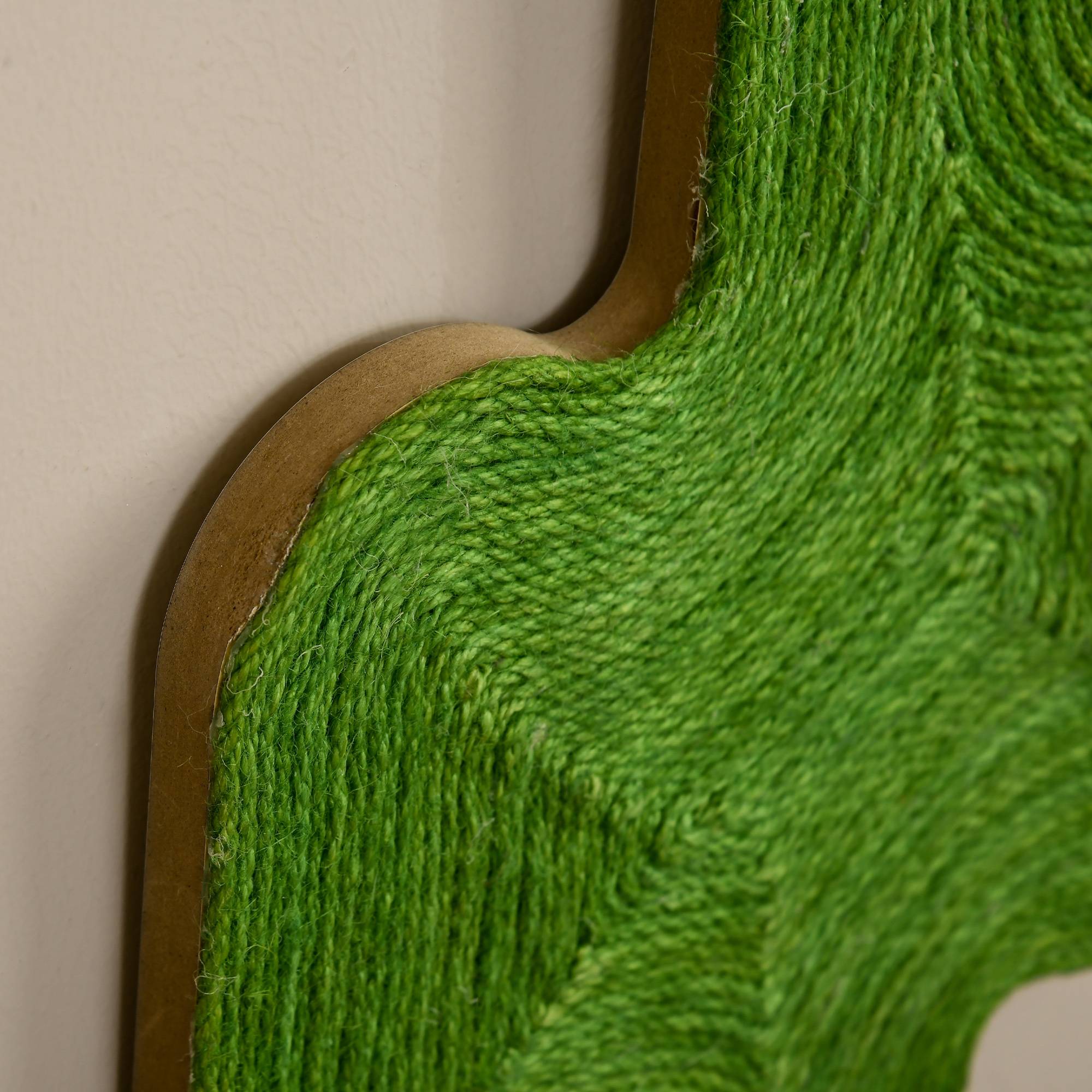 Pawhut - Lot de 2 griffoirs grattoirs murals design cactus dim. 30L x 60H cm jute naturelle écru verte aspect bois clair - Imagen 7