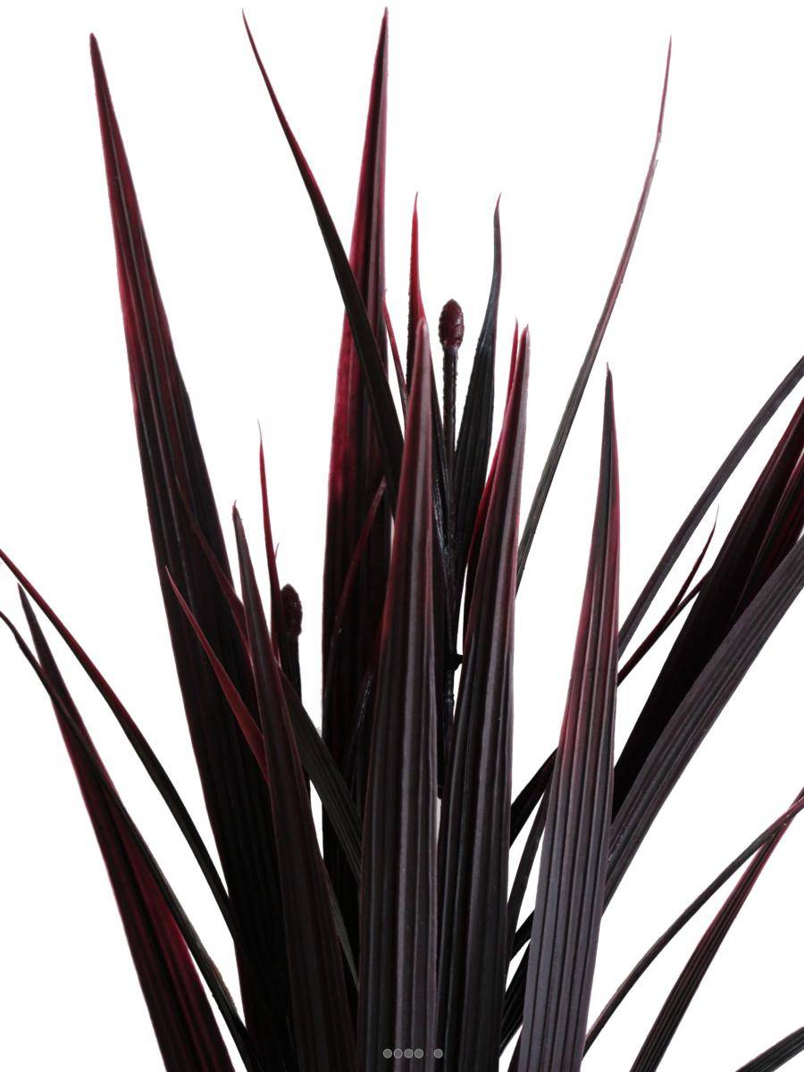 Artificielles - Herbe artificielle bourgogne en piquet H 52 cm plastique extérieur - Imagen 2
