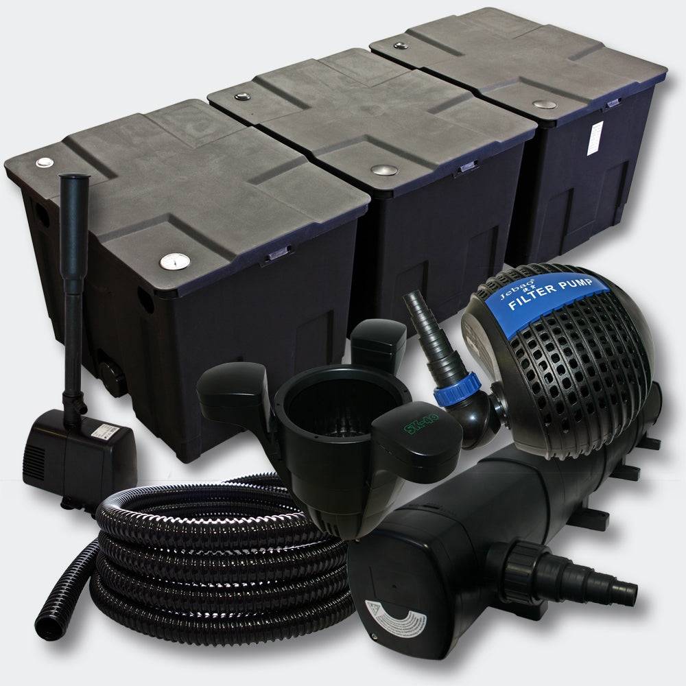 Helloshop26 - Kit:Filtration de Bassin 90000l 72 Watts UVC Stérilisateur Pompe Fontaine