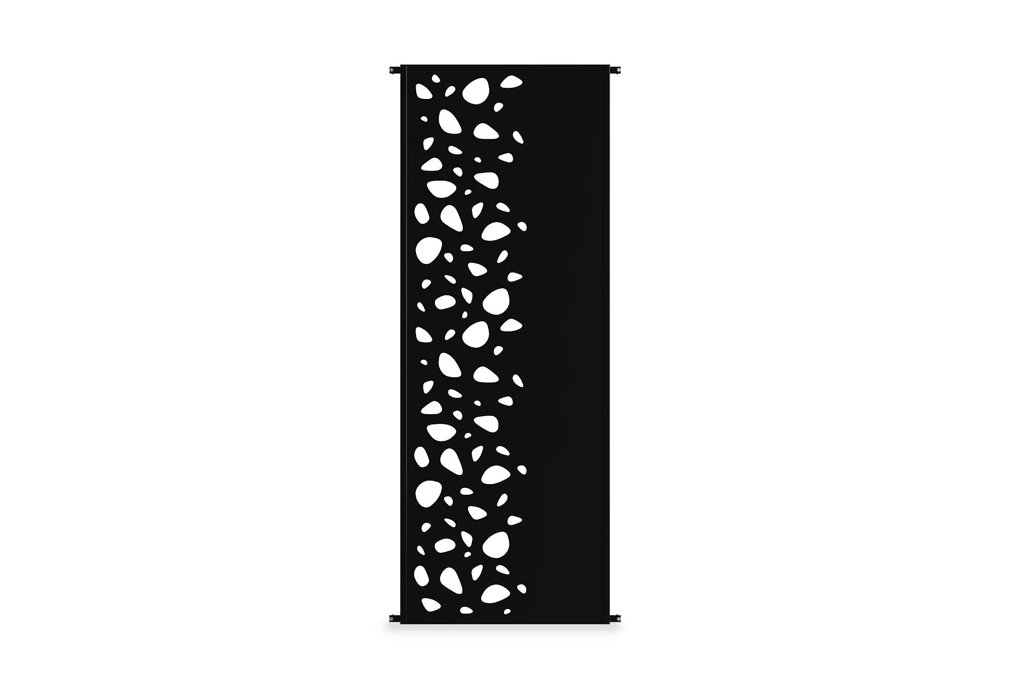Casanoov Lot de 3 panneaux décoratifs SUNNY Noir H.160  cm motifs côté gauche - Image 5