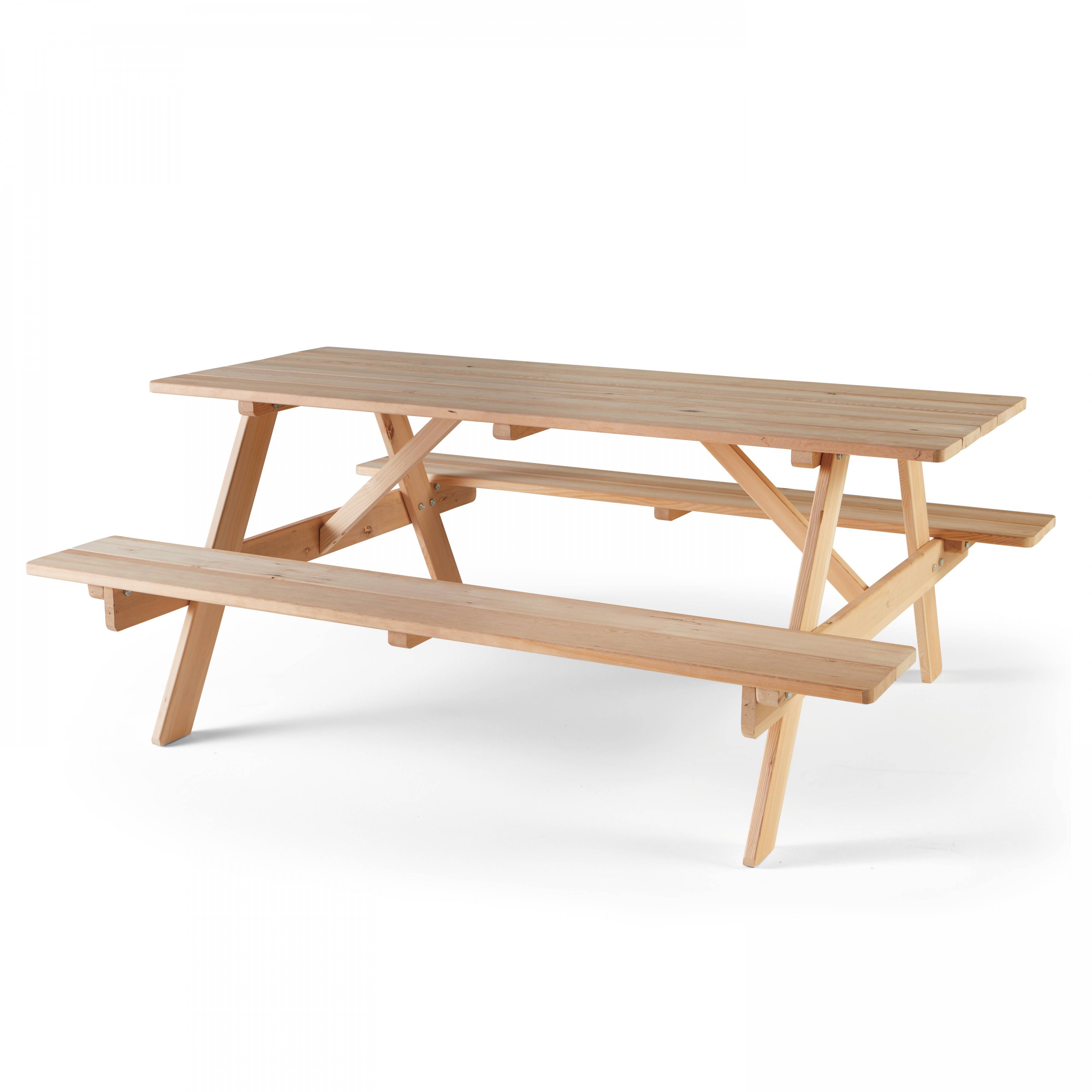 Oviala - Table de pique nique en bois FSC 6 places Norman - Oviala - Imagen 1