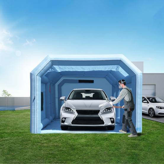 Vevor - VEVOR Cabine de Peinture Gonflable 8,5x4,8x3,3 m, Souffleurs 950 W + 750 W, Filtration. - Image 8