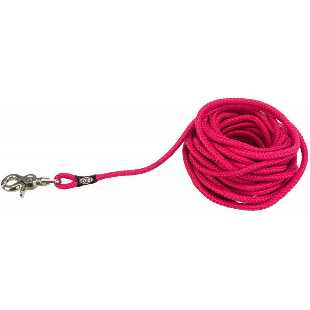 Trixie - Trixie - Laisse à pister, ø 6 mm x 10 M  rose ronde sans dragonne pour chien. - Image 1