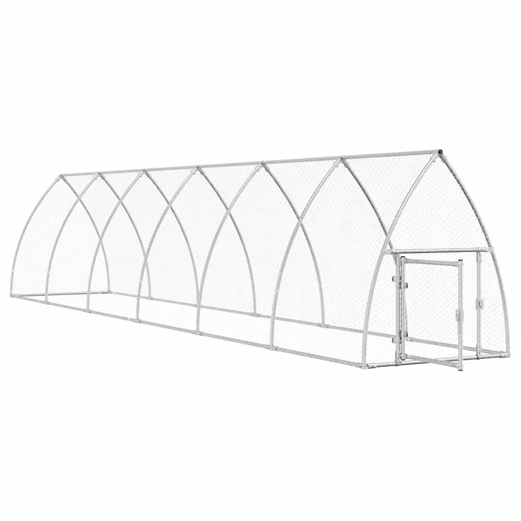 Enclos poulailler XXL acier galvanisé parc extérieur 600x105x120 cm – ComfortXL Outdoor Living - Image 3