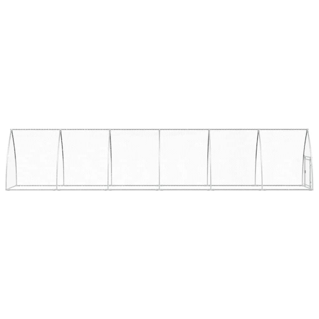 Enclos poulailler XXL acier galvanisé parc extérieur 600x105x120 cm – ComfortXL Outdoor Living - Image 5