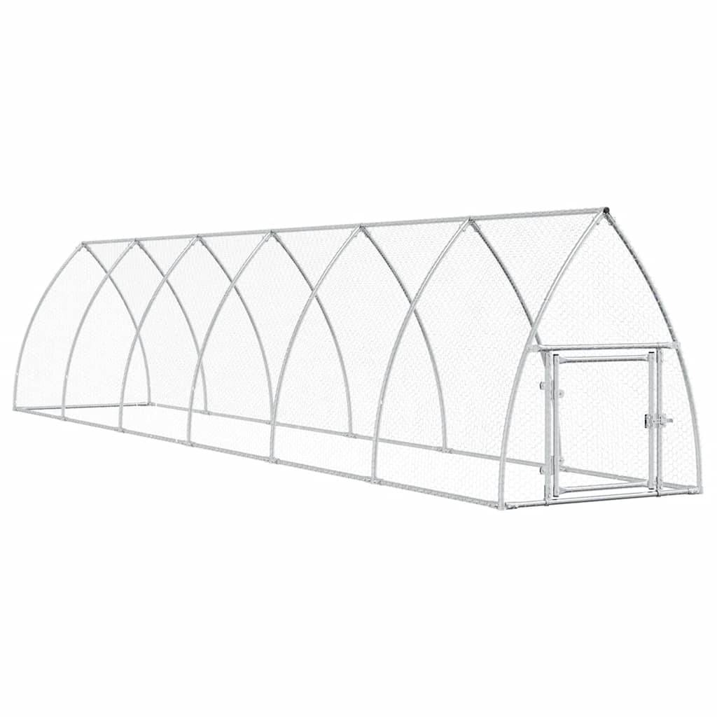 Enclos poulailler XXL acier galvanisé parc extérieur 600x105x120 cm – ComfortXL Outdoor Living - Image 2
