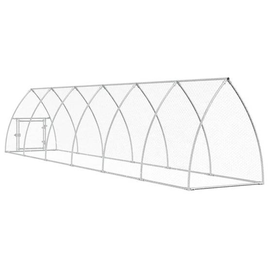 Enclos poulailler XXL acier galvanisé parc extérieur 600x105x120 cm – ComfortXL Outdoor Living - Image 6