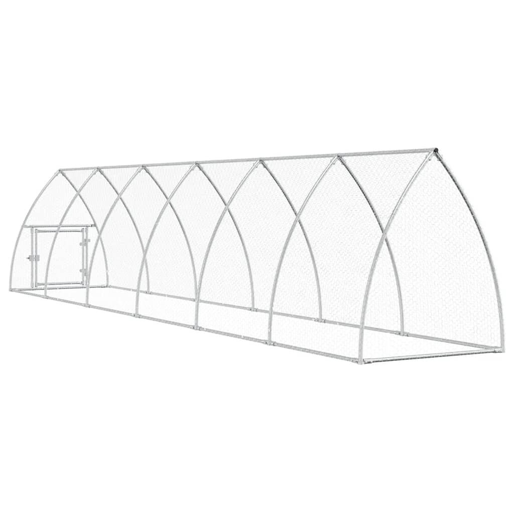 Enclos poulailler XXL acier galvanisé parc extérieur 600x105x120 cm – ComfortXL Outdoor Living - Image 6