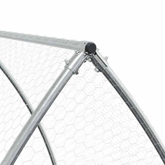 Enclos poulailler XXL acier galvanisé parc extérieur 600x105x120 cm – ComfortXL Outdoor Living - Image 7