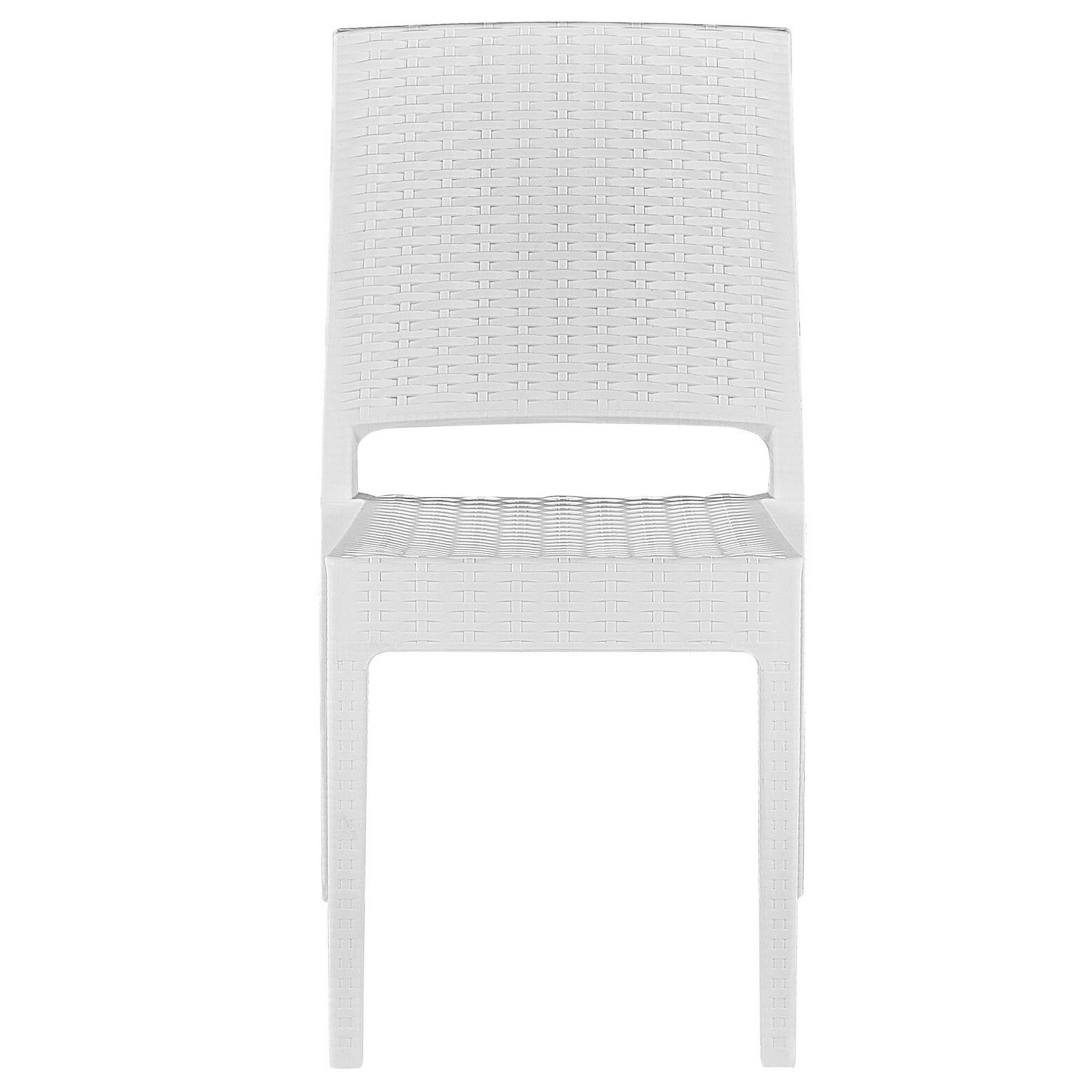 Beliani - Set de salle à manger Matière synthétique Blanc FOSSANO Beliani - Imagen 3