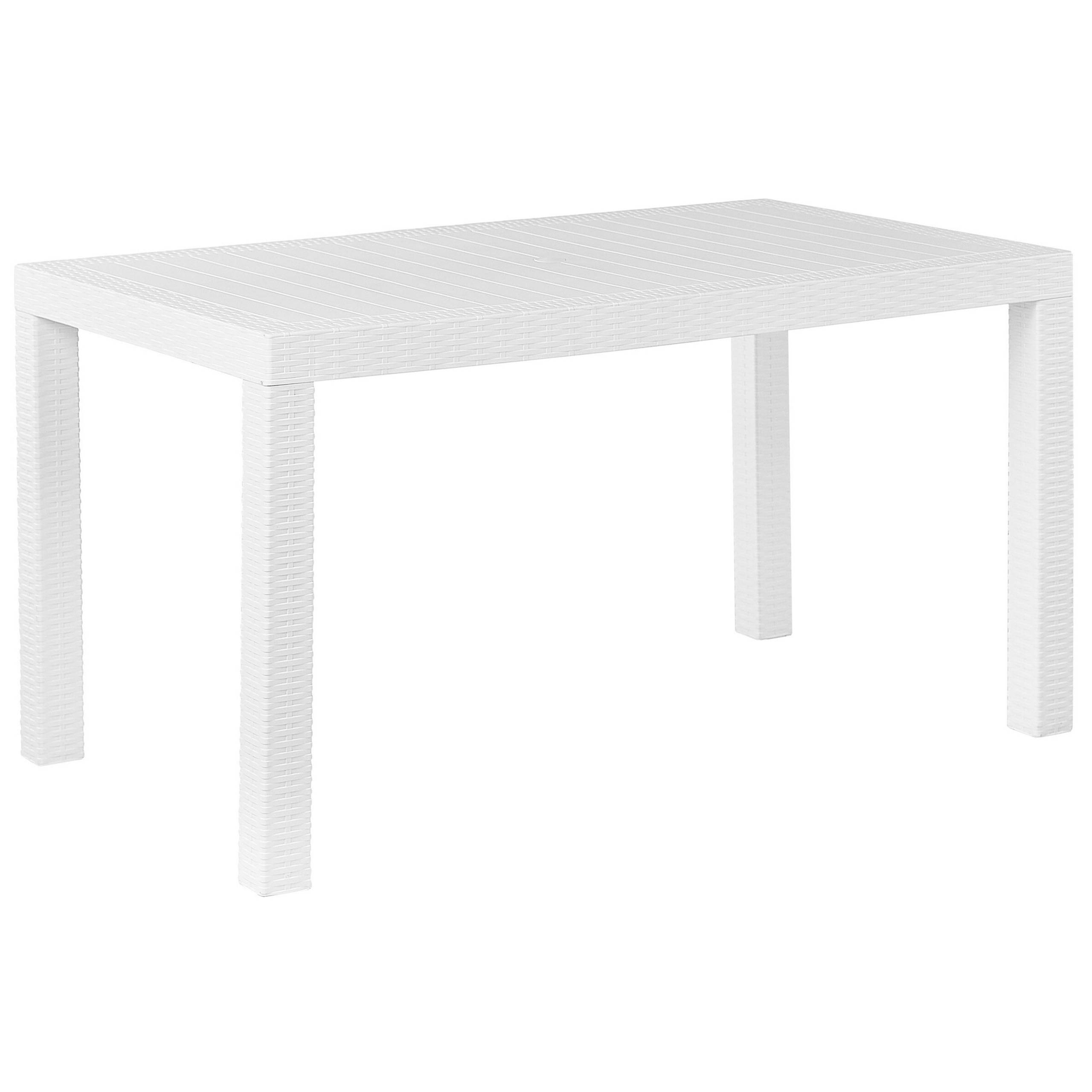 Beliani - Set de salle à manger Matière synthétique Blanc FOSSANO Beliani - Imagen 6