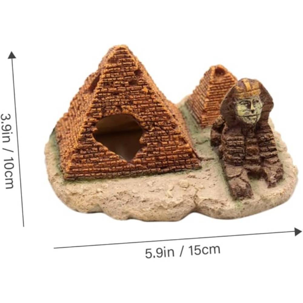 Ornement Aquarium Pyramide en Résine - Image 5