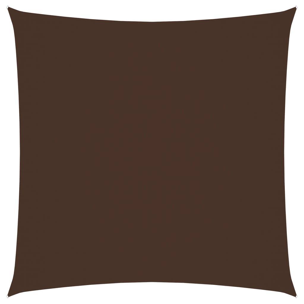 Helloshop26 - Voile toile d'ombrage parasol tissu oxford carré 6 x 6 m marron - Imagen 1
