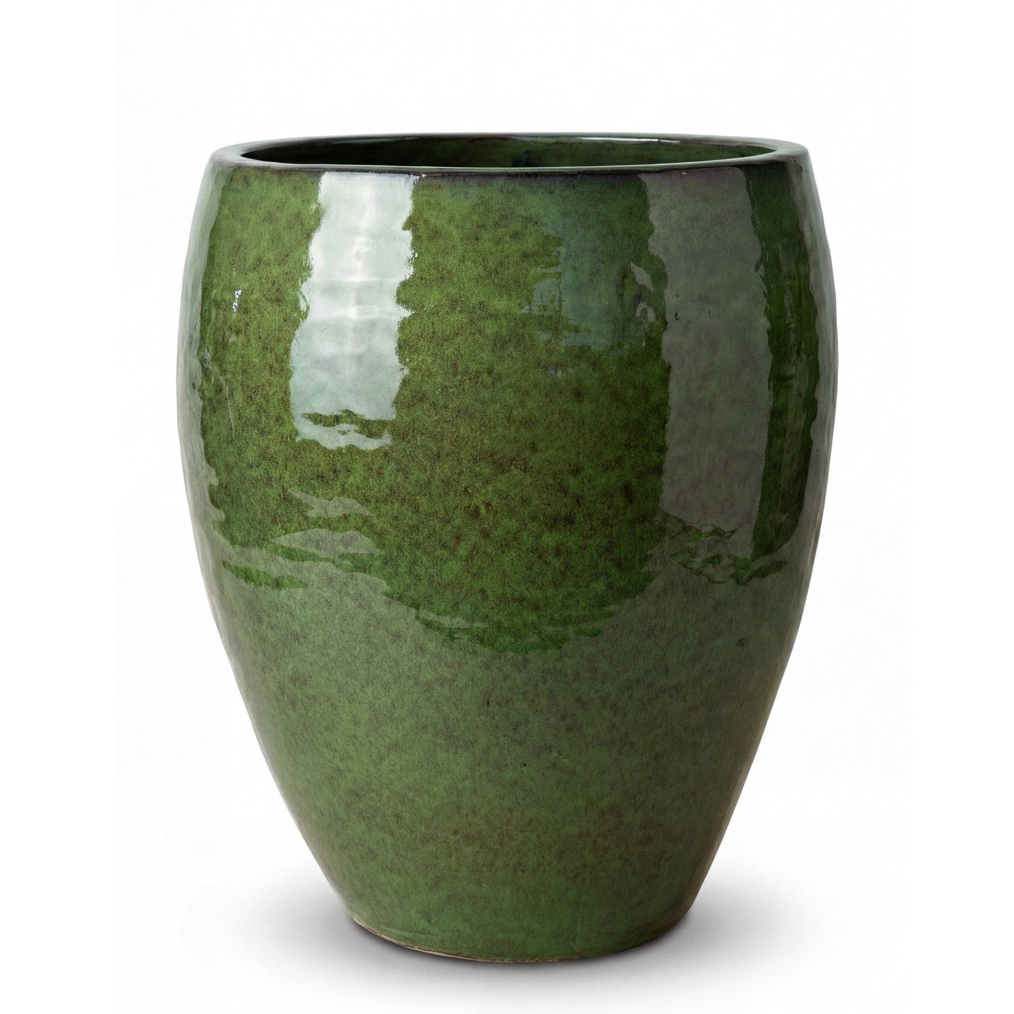 Pot POSEIDON 36x43cm vert tropical