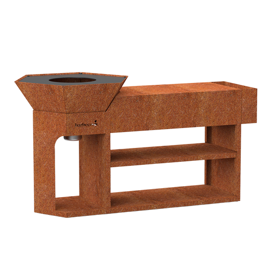 Barbecook - Brasero Nestor Island - Acier corten - Image 1