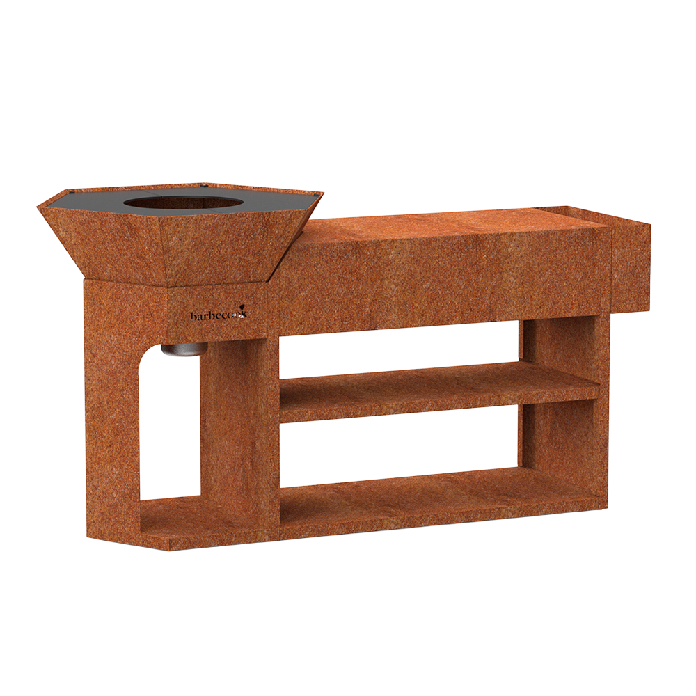 Barbecook - Brasero Nestor Island - Acier corten - Image 1