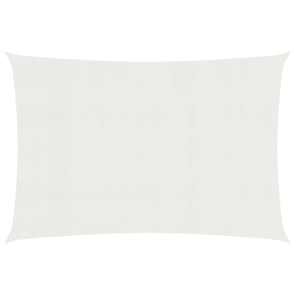 Helloshop26 - Voile toile d'ombrage parasol 160 g/m² 2,5 x 5 m PEHD blanc - Imagen 1