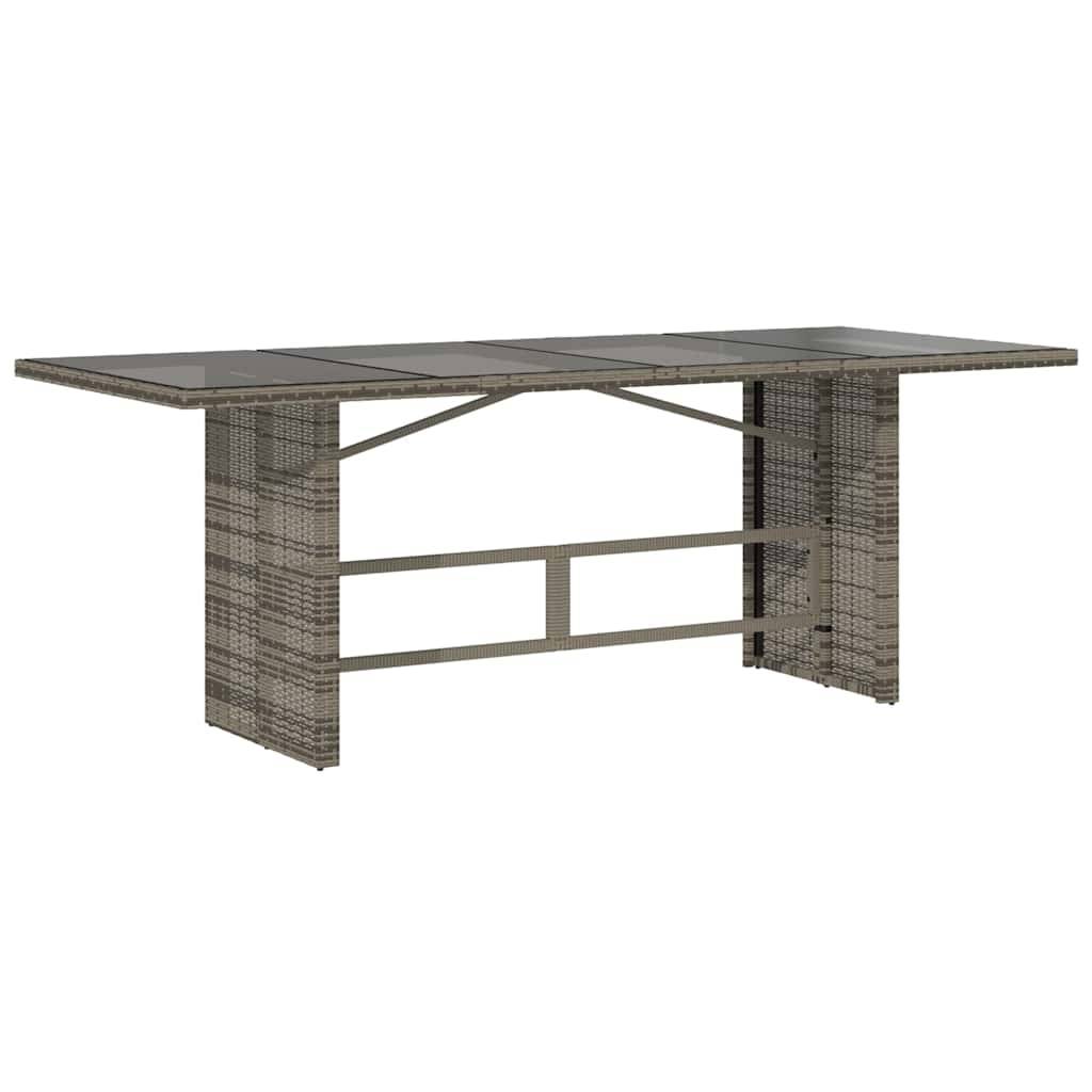 ComfortXL - Salon de Jardin Gris 8 Personnes, Table Verre 190cm, Fauteuils Relax dont 2 avec Repose-Pieds – ComfortXL Outdoor Living - Image 4