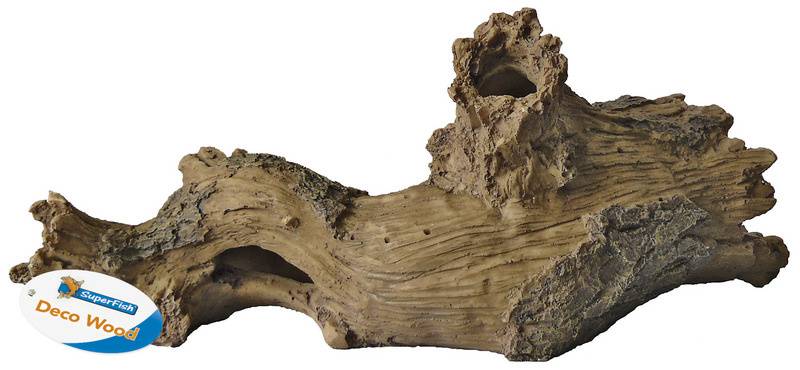 Superfish - Bûche en bois flotté artificielle 33 x 12 x 13 cm - SUPERFISH
