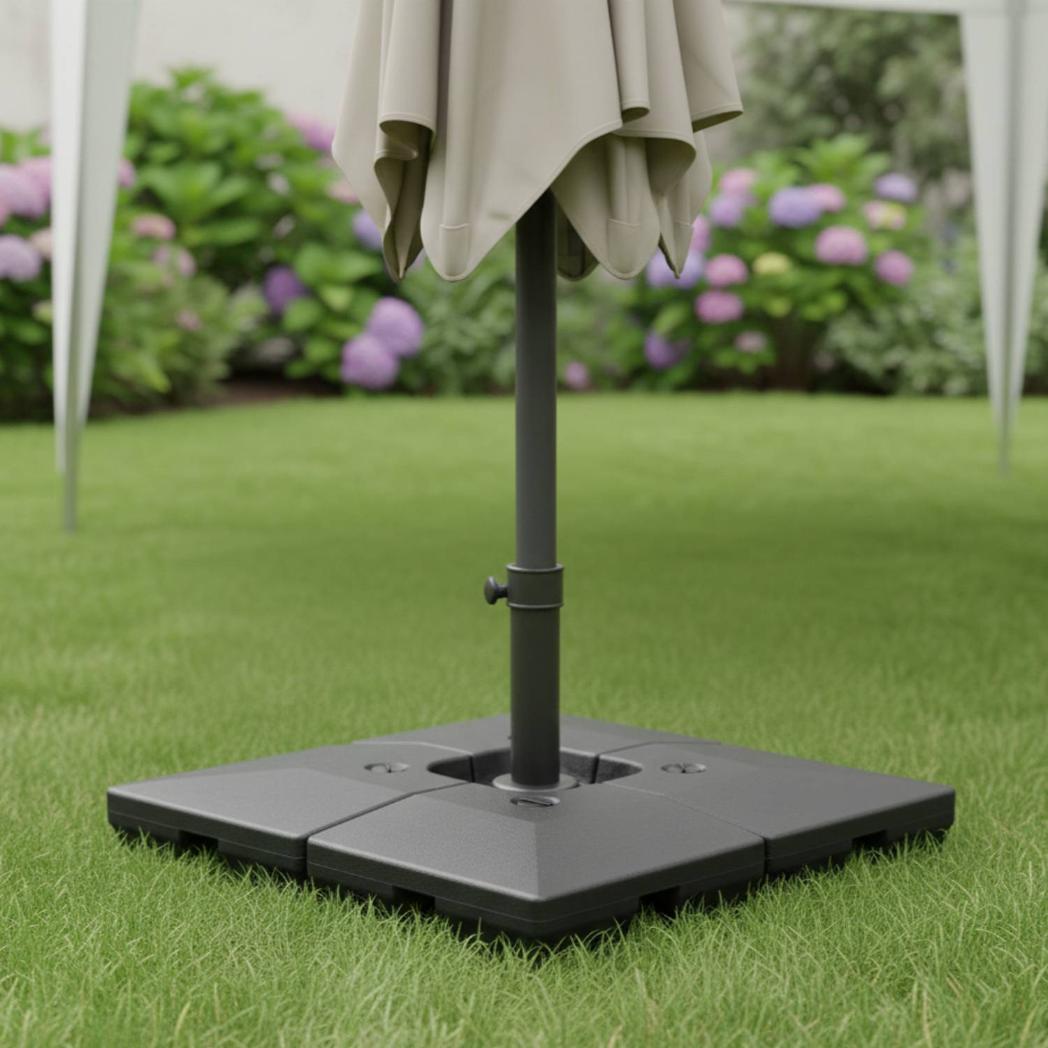 Lot de 4 dalles carrées CROZON - HAPPY GARDEN - Imagen 2