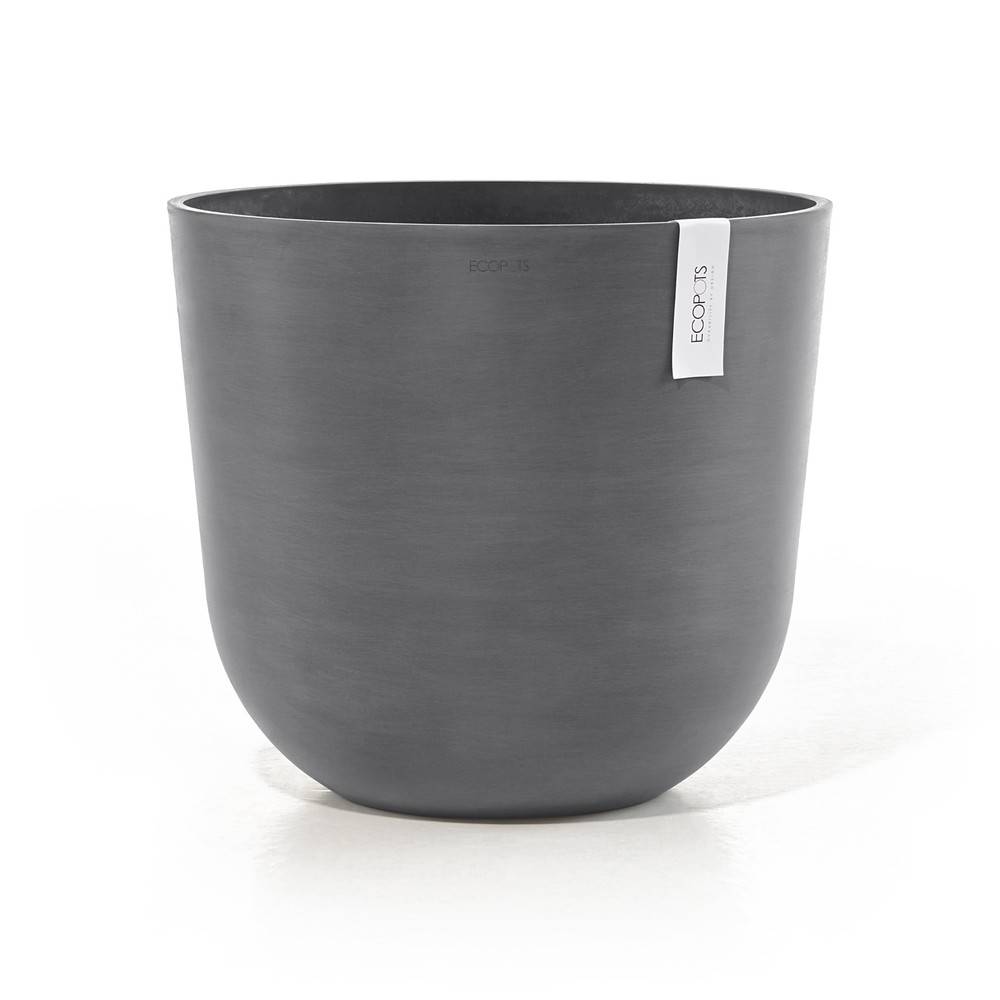 Ecopots - Pot Rond Oslo 45 Gris - Ø 45 x H. 39,2 cm - 46,6 L ECOPOTS - Imagen 1