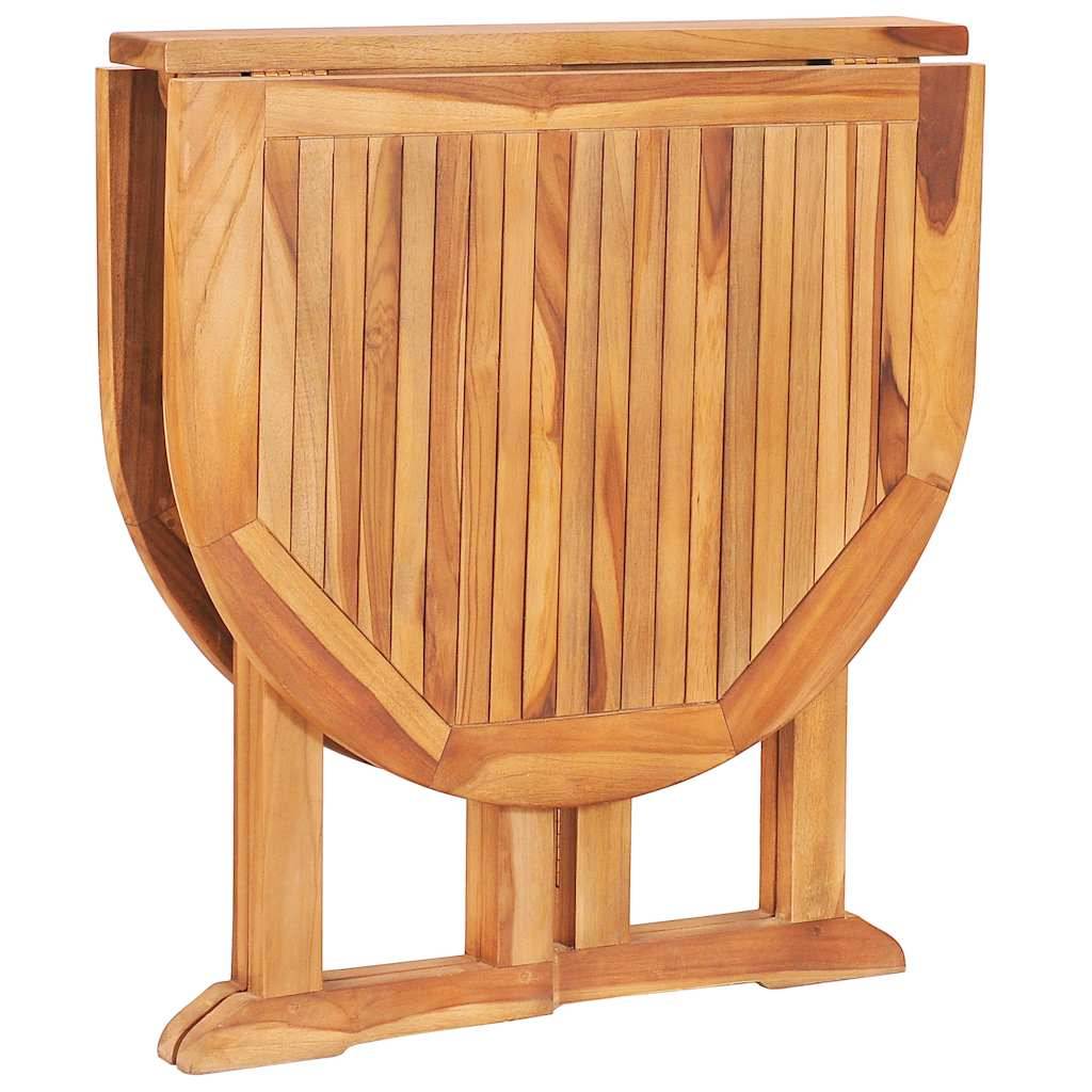ComfortXL - Table de Jardin "Papillon" Extensible et Pliante 120 cm en Bois de Teck Massif – ComfortXL Outdoor Living - Image 8