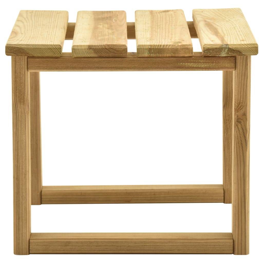 ComfortXL - Petite Table d'Appoint de Jardin 30x30cm en Bois de Pin Traité, Idéale à Côté d'un Transat – ComfortXL Outdoor Living - Image 3