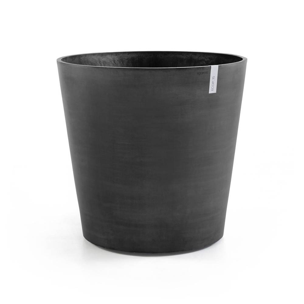 Ecopots - Grand pot sur roues Amsterdam 100 Gris Foncé - Ø 100 x H. 88,7 cm - 466 L ECOPOTS - Imagen 2