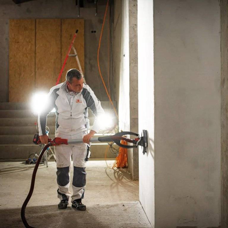 Ensemble de ponçage sur batterie - Giraffe GE MH 18.0-EC + aspirateur VC 2 L MC HIP 18.0-EC avec batteries + chargeur - FLEX - 920395 - Imagen 4