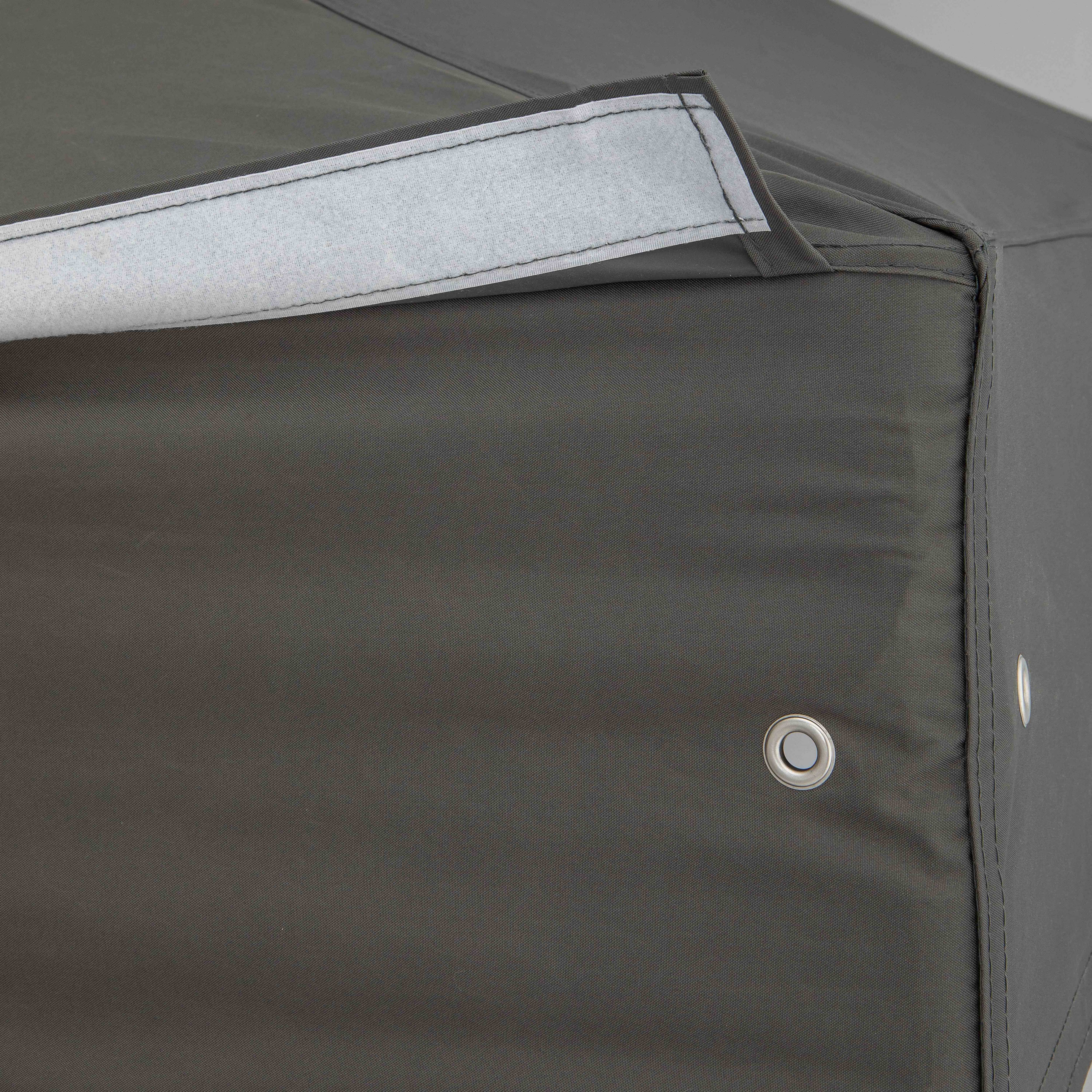 Oviala - Tente pliante 3x6m et 6 poids de lestage gris PRO 40 - Oviala - Imagen 4