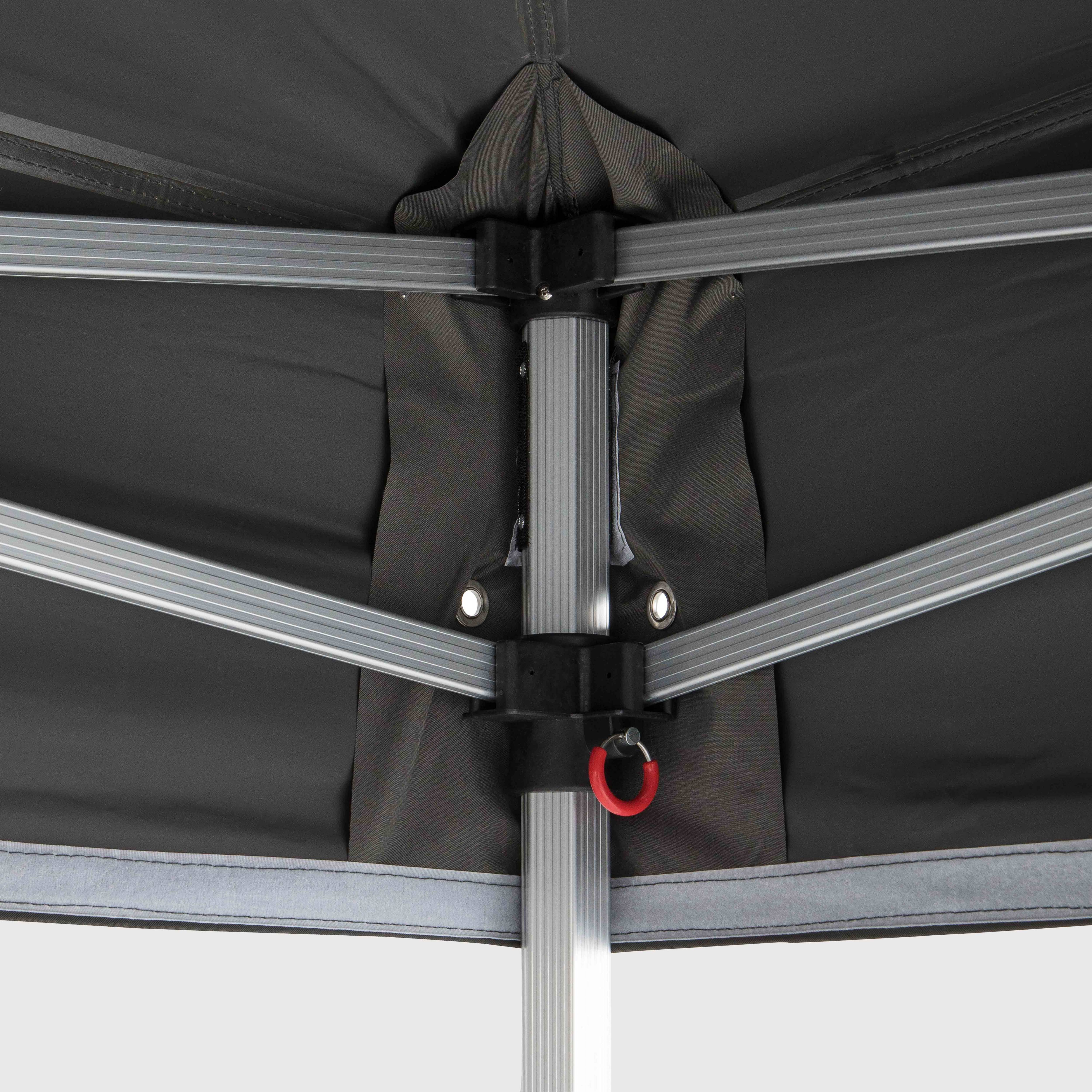 Oviala - Tente pliante 3x6m et 6 poids de lestage gris PRO 40 - Oviala - Imagen 5
