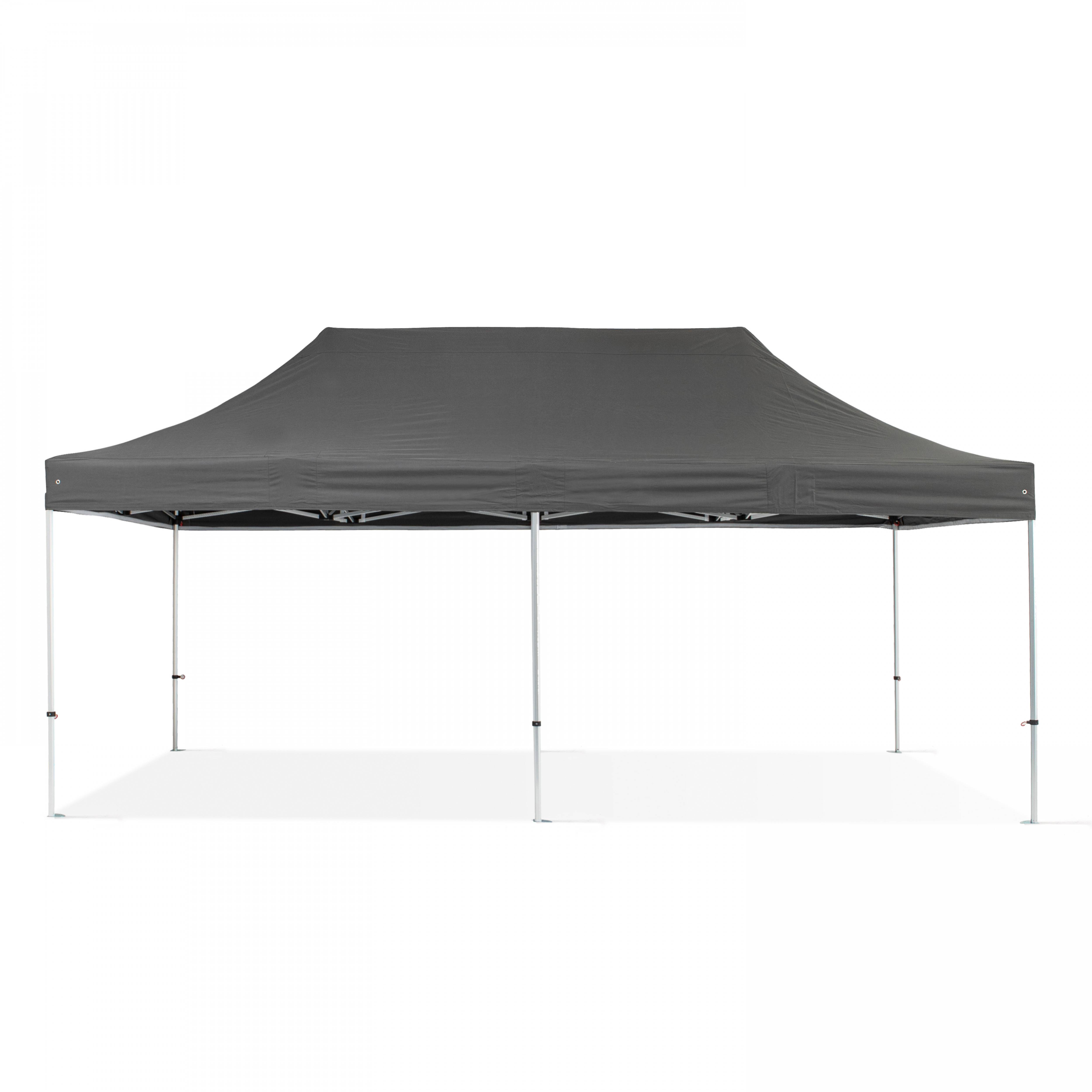 Oviala - Tente pliante 3x6m et 6 poids de lestage gris PRO 40 - Oviala - Imagen 2