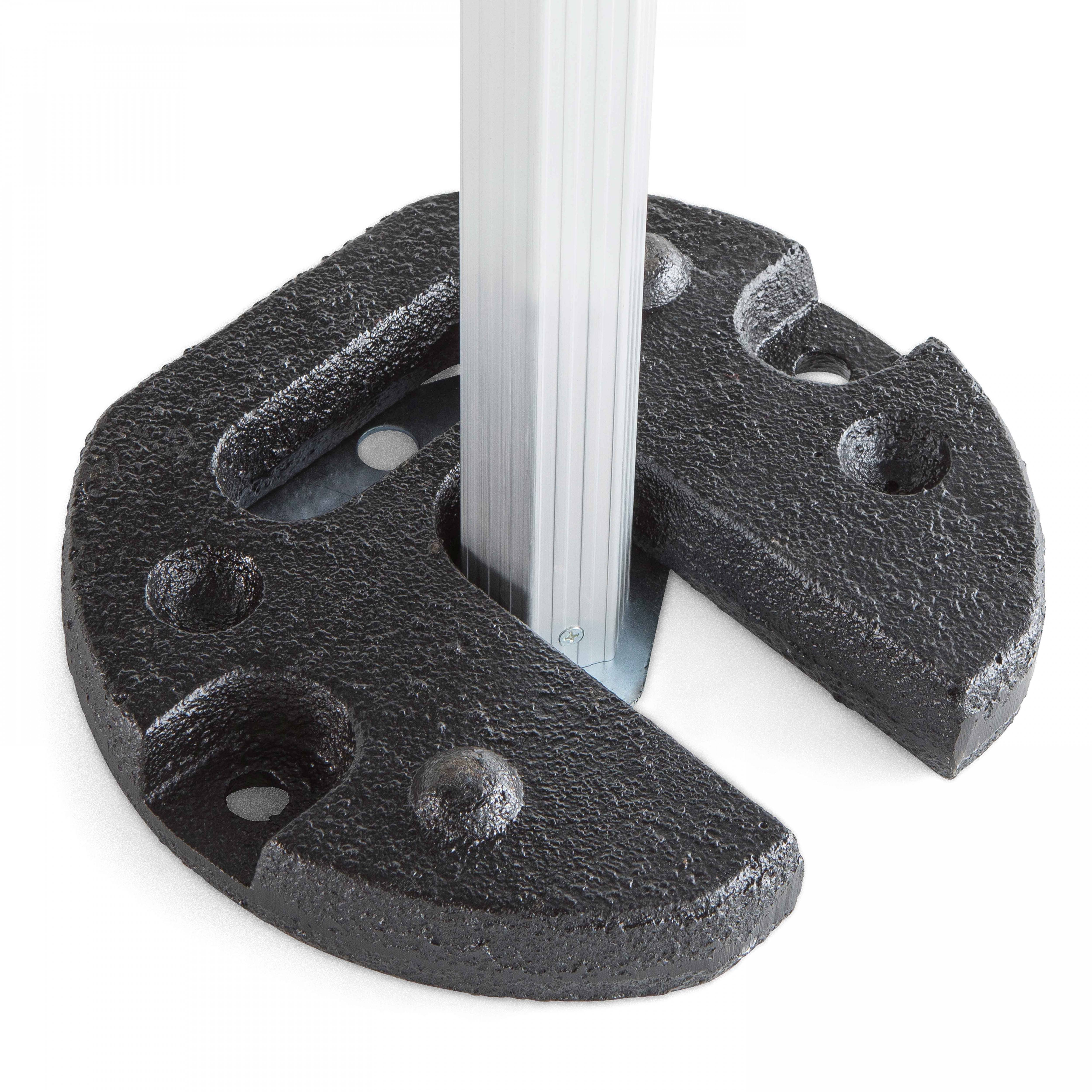 Oviala - Tente pliante 3x6m et 6 poids de lestage gris PRO 40 - Oviala - Imagen 6