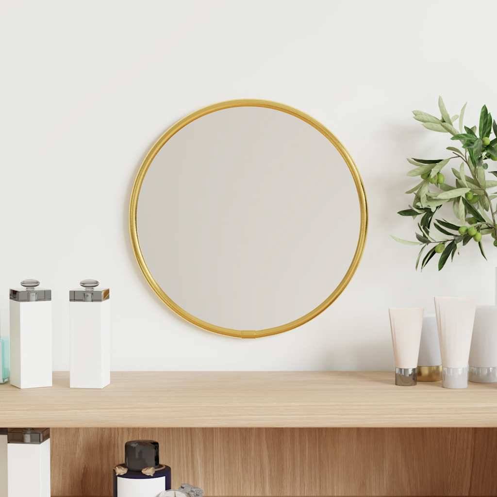 Maison Chic - Miroir mural - Miroir décoratif Doré Ø 20 cm Rond - Image 2